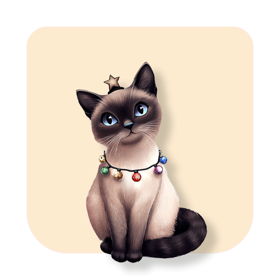 Chats et pains d'épices - Édition Noël